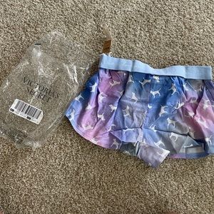 XS Victorias Secret Pink PJ blue and pink PJ shorts. NWT